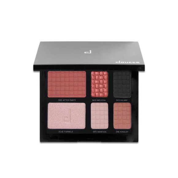 Doucce Other - Doucce Eyeshadow Palette with Rose, Bronze, Charcoal, and Champagne Shades